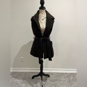 Marciano wool belted vest. Never been worn.